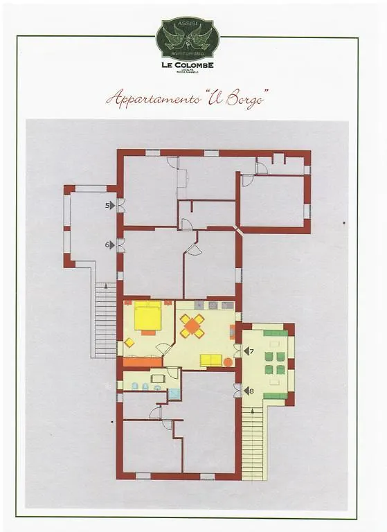 Agriturismo Le Colombe Assisi 0*,  Italia