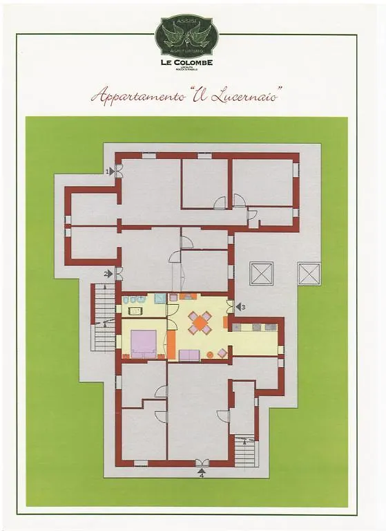 Agriturismo Le Colombe Assisi Alloggio per agriturismo